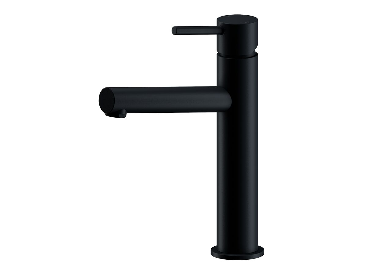 Reece Mizu Drift MK2 Medium Height Basin Mixer Matte Black (5 Star)