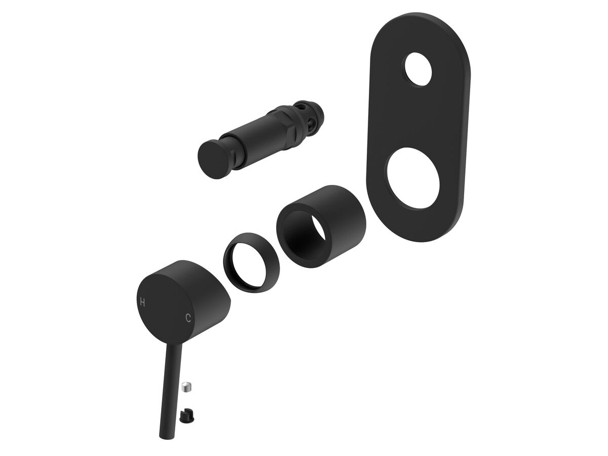 Reece Mizu Drift MK2 Shower Mixer Kit With Diverter Matte Black