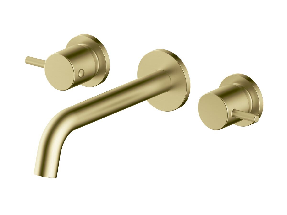 reece Mizu Drift MK2 Wall Basin / Bath Set 200 Brushed Brass (5 Star)