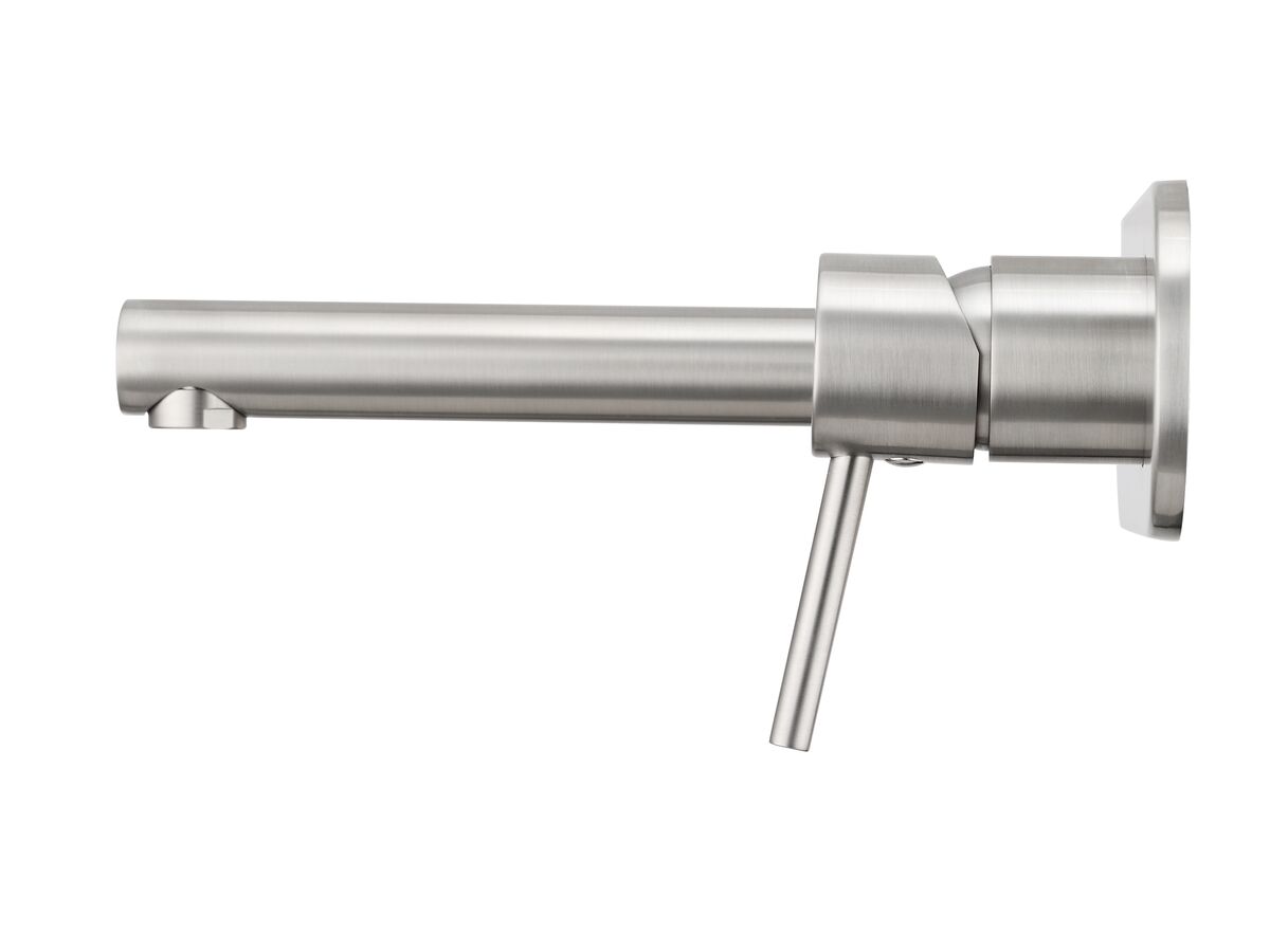 Reece Mizu Drift MK2 Wall Basin Mixer Tap Set Trimset Brushed Nickel (5 Star)