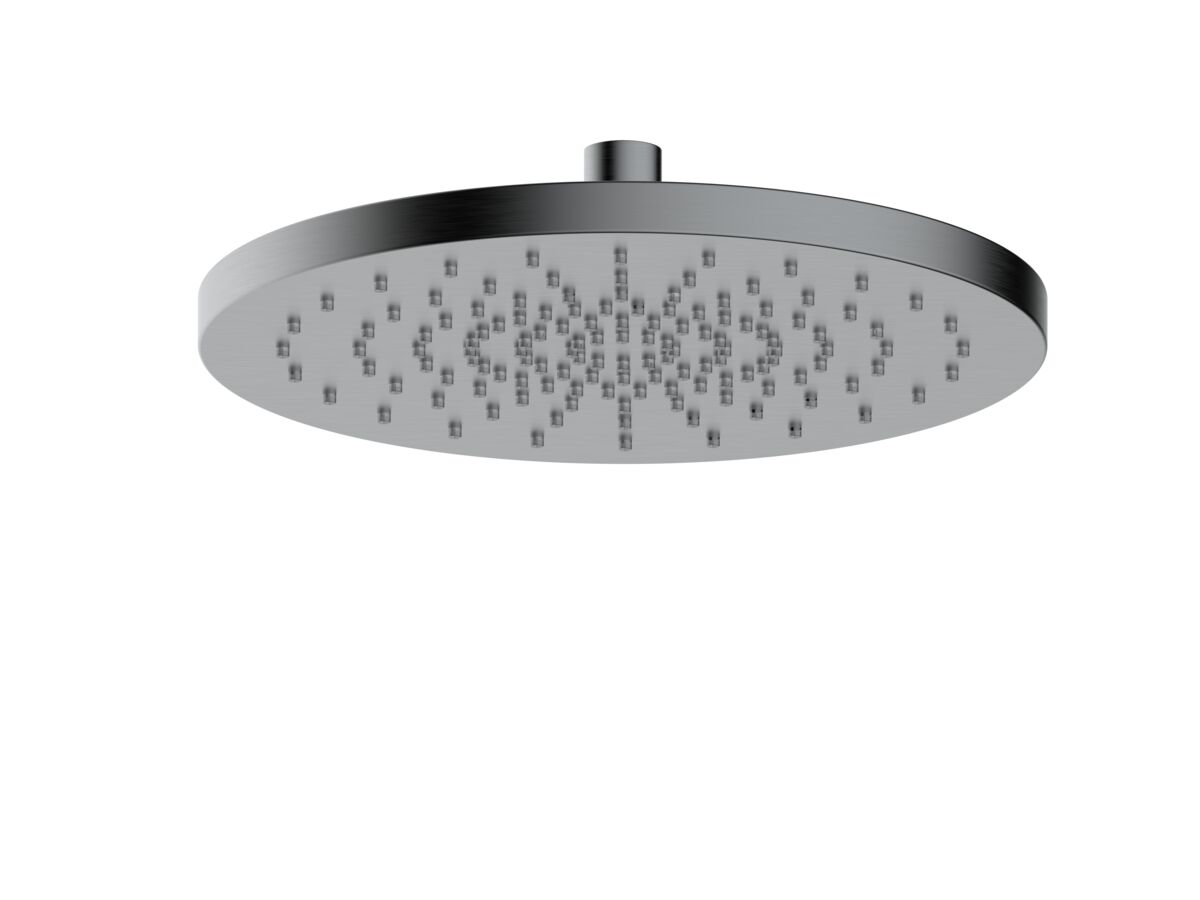 reece Mizu Drift Overhead Shower 250mm ABS Brushed Gunmetal (5 Star)