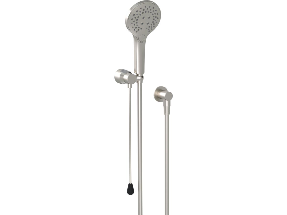reece Mizu Drift Shower Kit with Push Pull 6 Litres per minute Brushed Nickel (5 Star)
