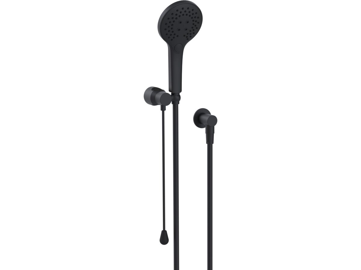 reece Mizu Drift Shower Kit with Push Pull 6 Litres per minute Matte Black (5 Star)