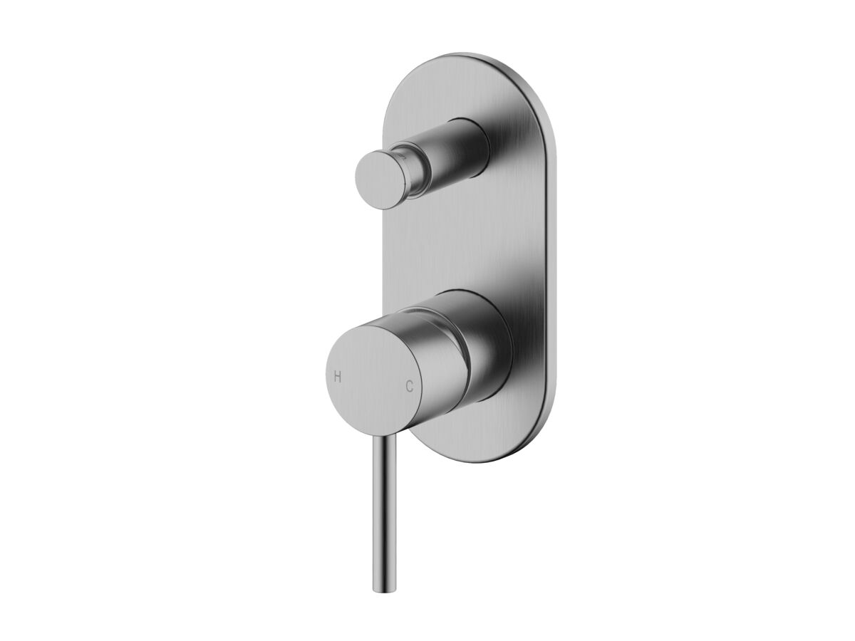 reece Mizu Drift Shower Mixer with Diverter Kit Brushed Gunmetal