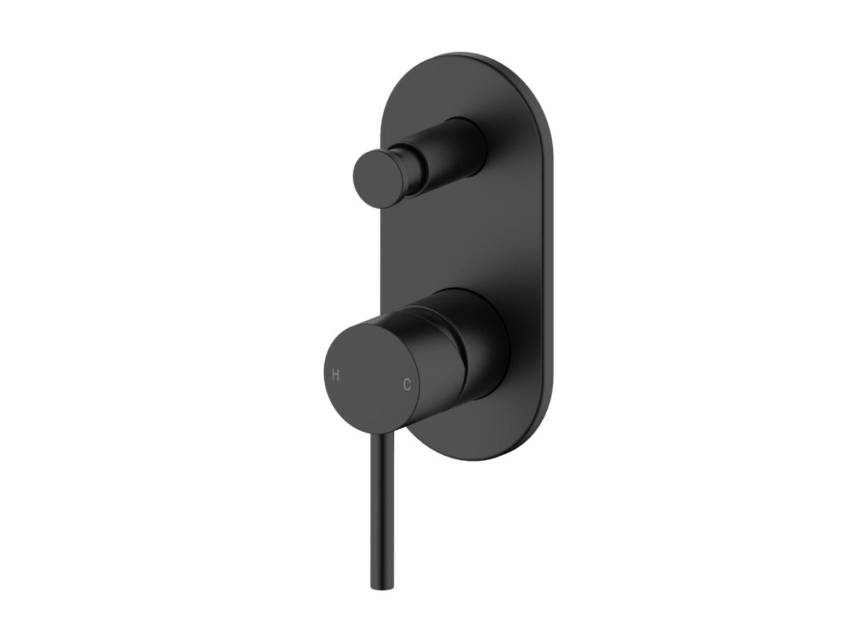 reece Mizu Drift Shower Mixer with Diverter Kit Matte Black