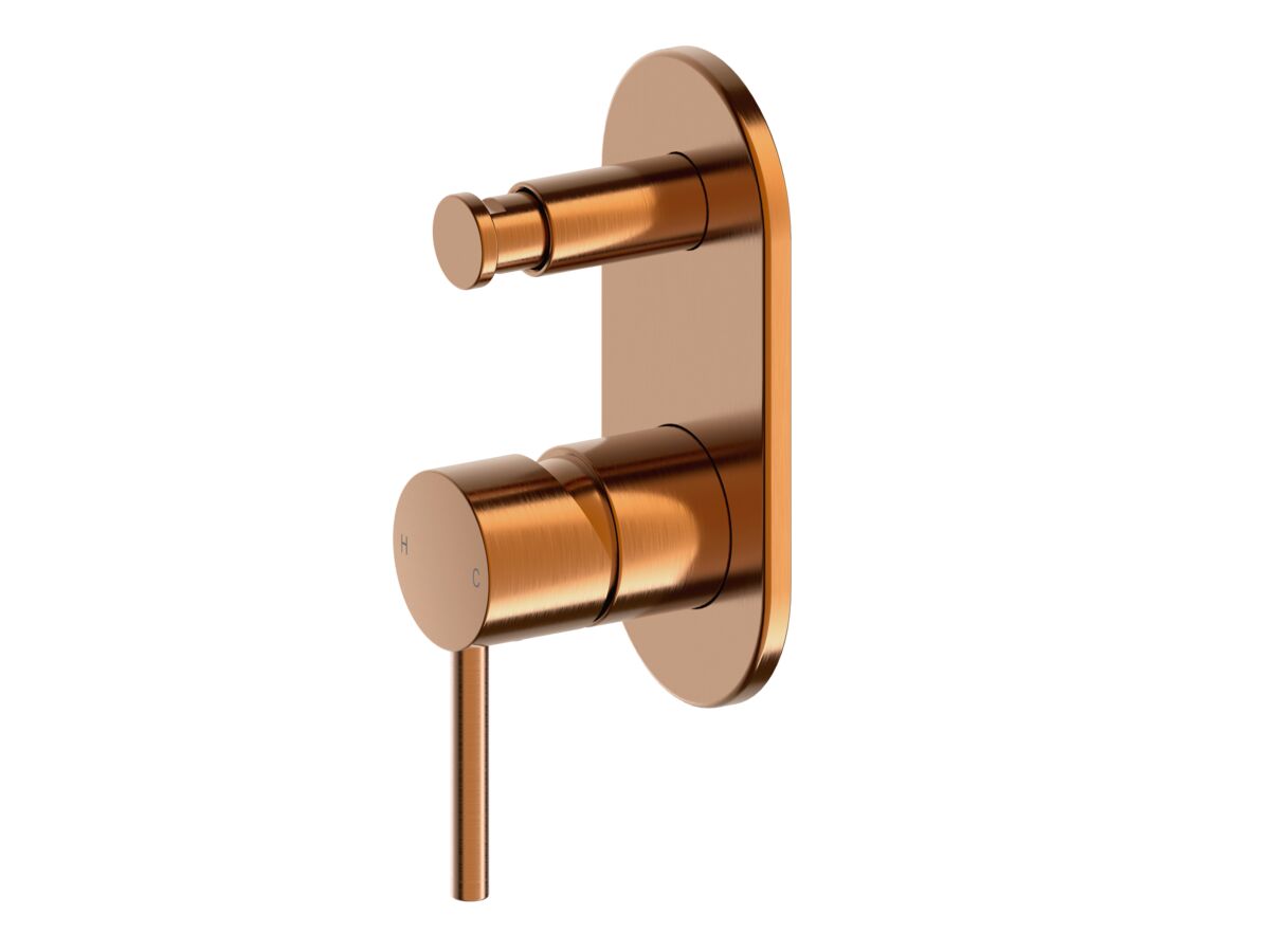 Reece Mizu Drift Shower Mixer With Diverter Trimset Only Brushed Bronze