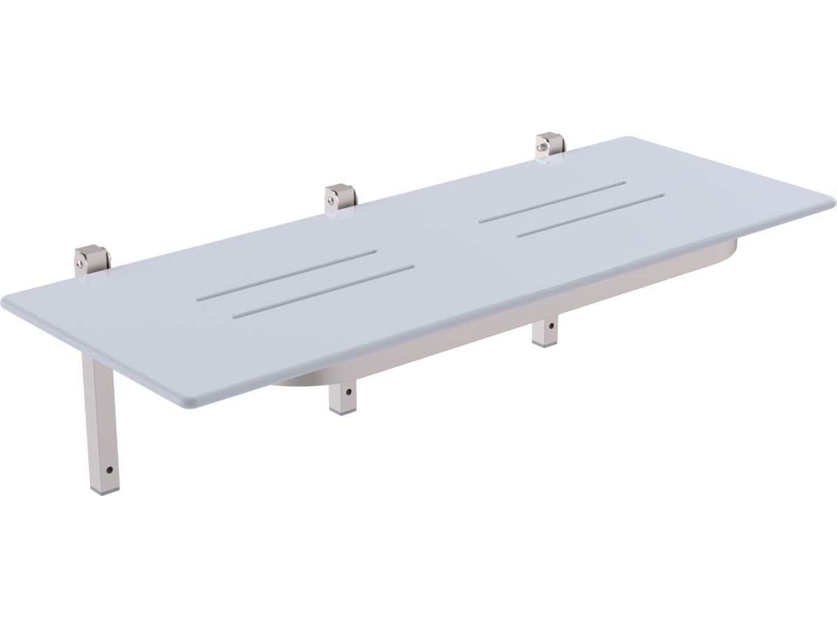 reece Mizu Drift Shower Seat 960 x 400mm Brushed Stainless Steel