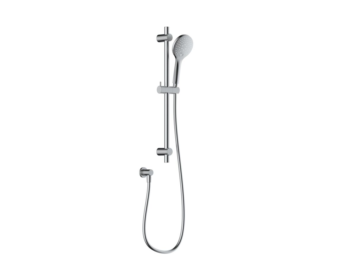 reece Mizu Drift Single Rail Shower with Wall Water Inlet Brushed Nickel (5 Star)