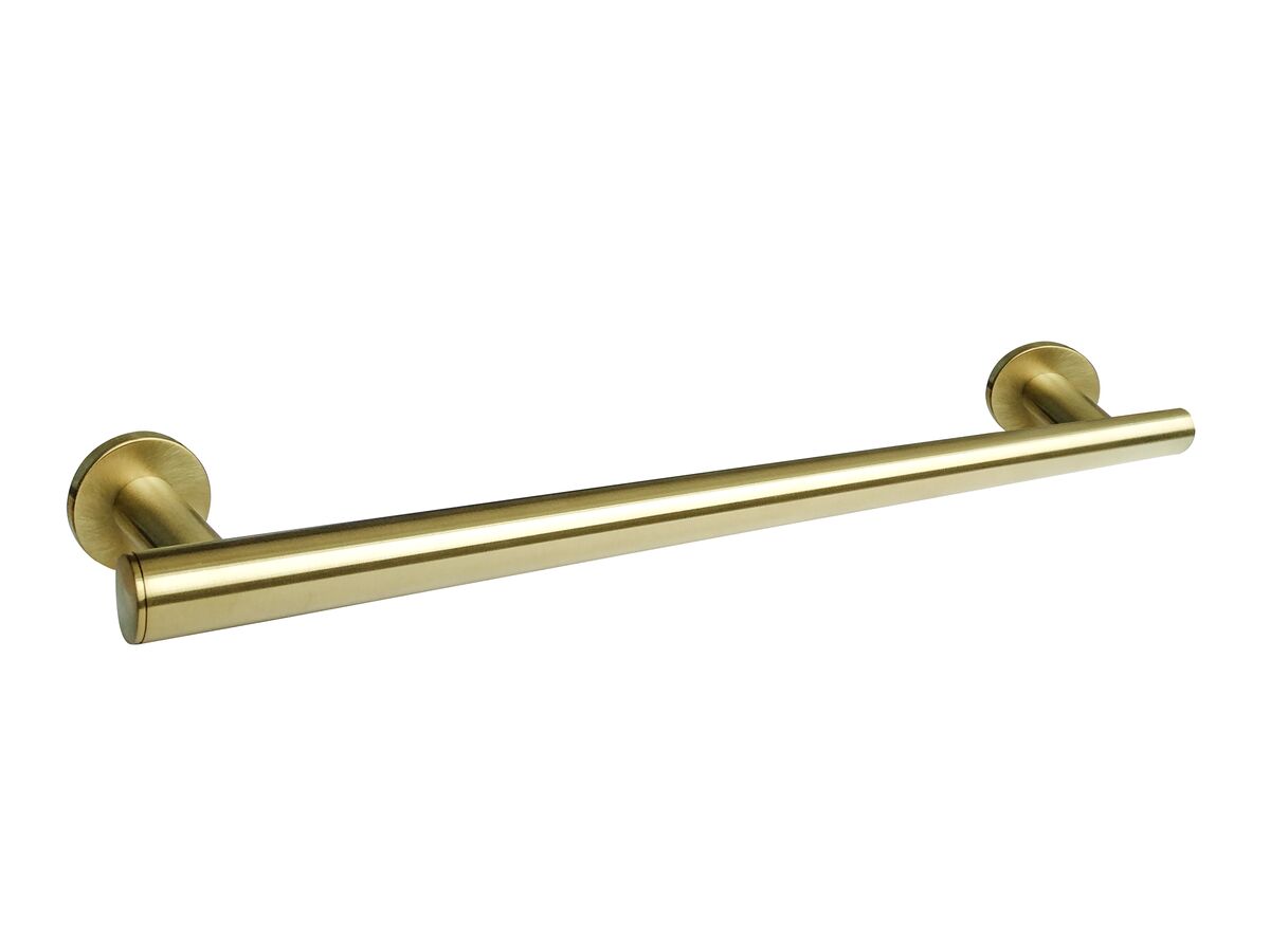 reece Mizu Drift Single Towel Rail 300mm Brushed Brass
