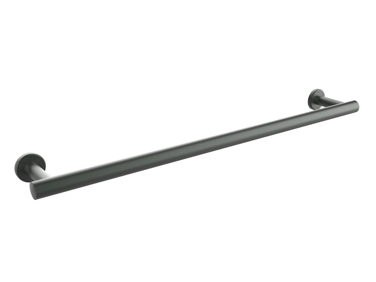 reece Mizu Drift Single Towel Rail 600mm Brushed Gunmetal