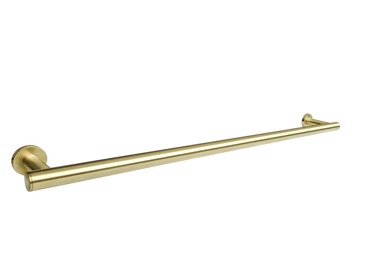 reece Mizu Drift Single Towel Rail 700mm Brushed Brass