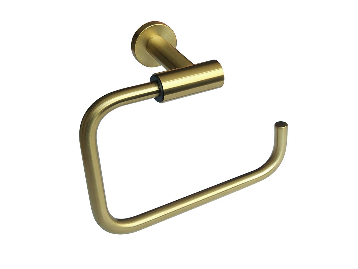 reece Mizu Drift Square Guest Towel Holder Brushed Gold
