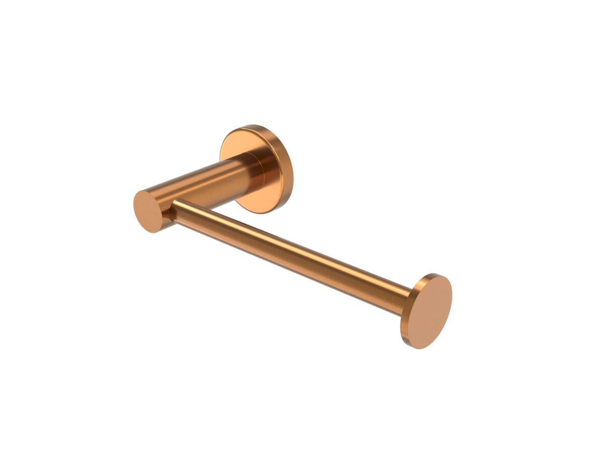 Reece Mizu Drift Straight Toilet Roll Holder Brushed Bronze