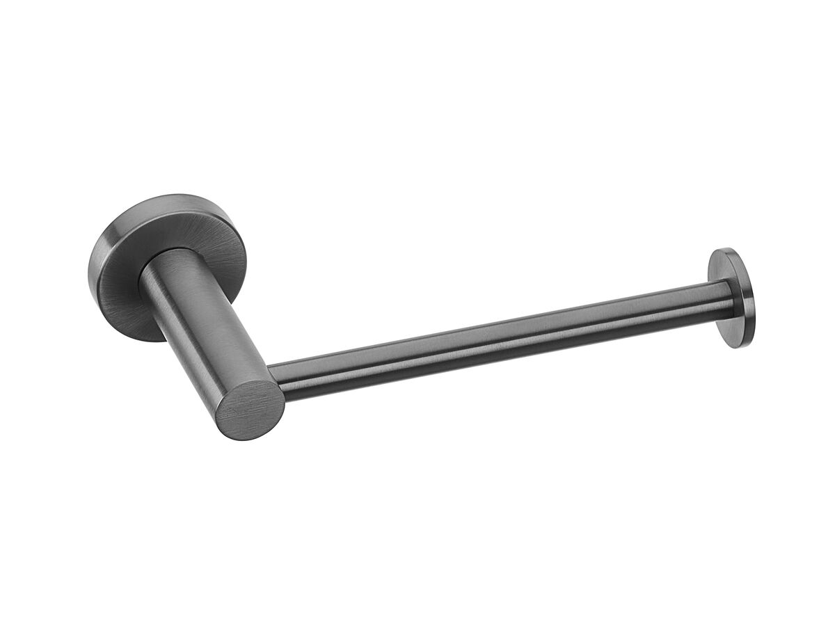 reece Mizu Drift Straight Toilet Roll Holder Brushed Gunmetal