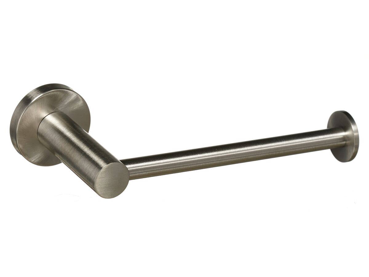 reece Mizu Drift Straight Toilet Roll Holder Brushed Nickel