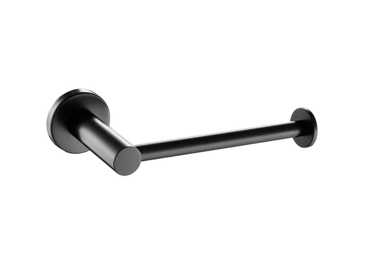 reece Mizu Drift Straight Toilet Roll Holder Matte Black