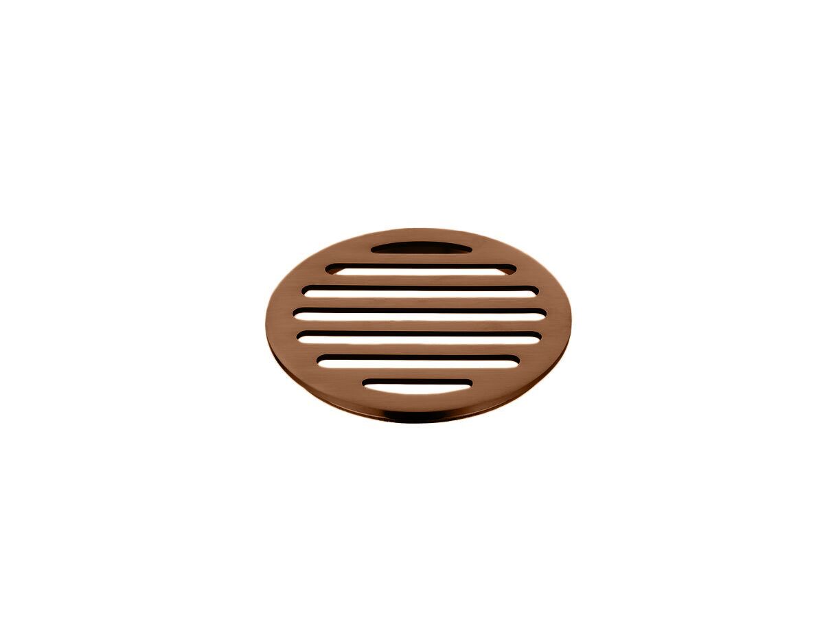 reece Mizu Drift Trapscrew Grate Only 100mm Brushed Bronze