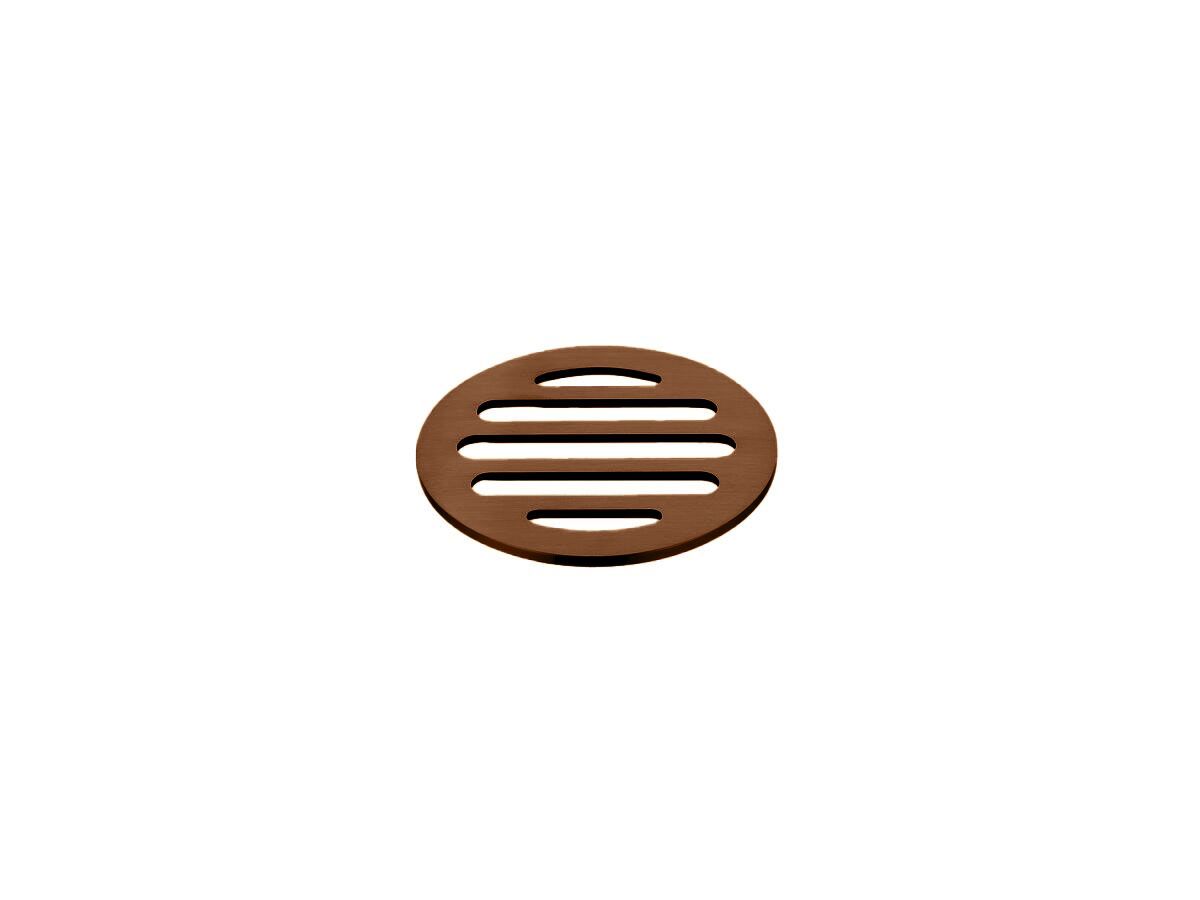 reece Mizu Drift Trapscrew Grate Only 80mm Brushed Bronze