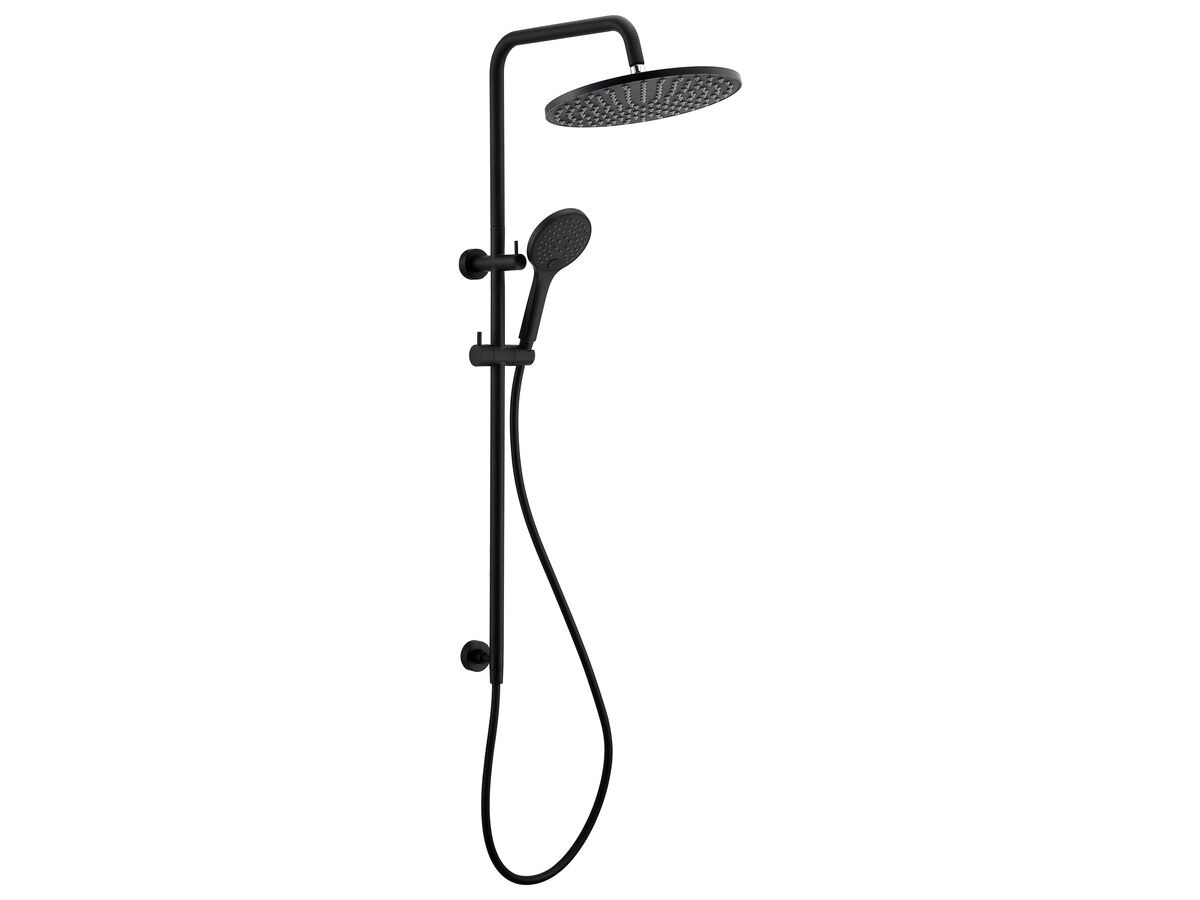 reece Mizu Drift Twin Rail Shower with 300mm ABS Overhead with Top Rail Water Inlet Matte Black (3 Star) reece Mizu Drift Twin Rail Shower with 300mm ABS Overhead with Top Rail Water Inlet Matte Black (3 Star)