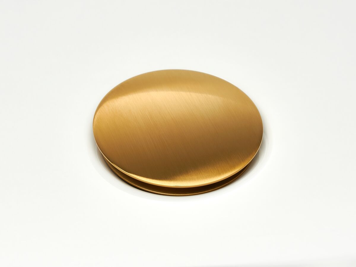 Reece Mizu Drift Universal 40mm Dome Pop Up Plug & Waste Brushed Gold