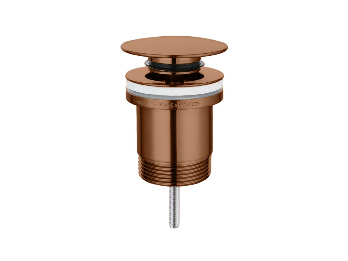 reece Mizu Drift Universal 40mm Dome Pop Up Plug & Waste Brushed Bronze