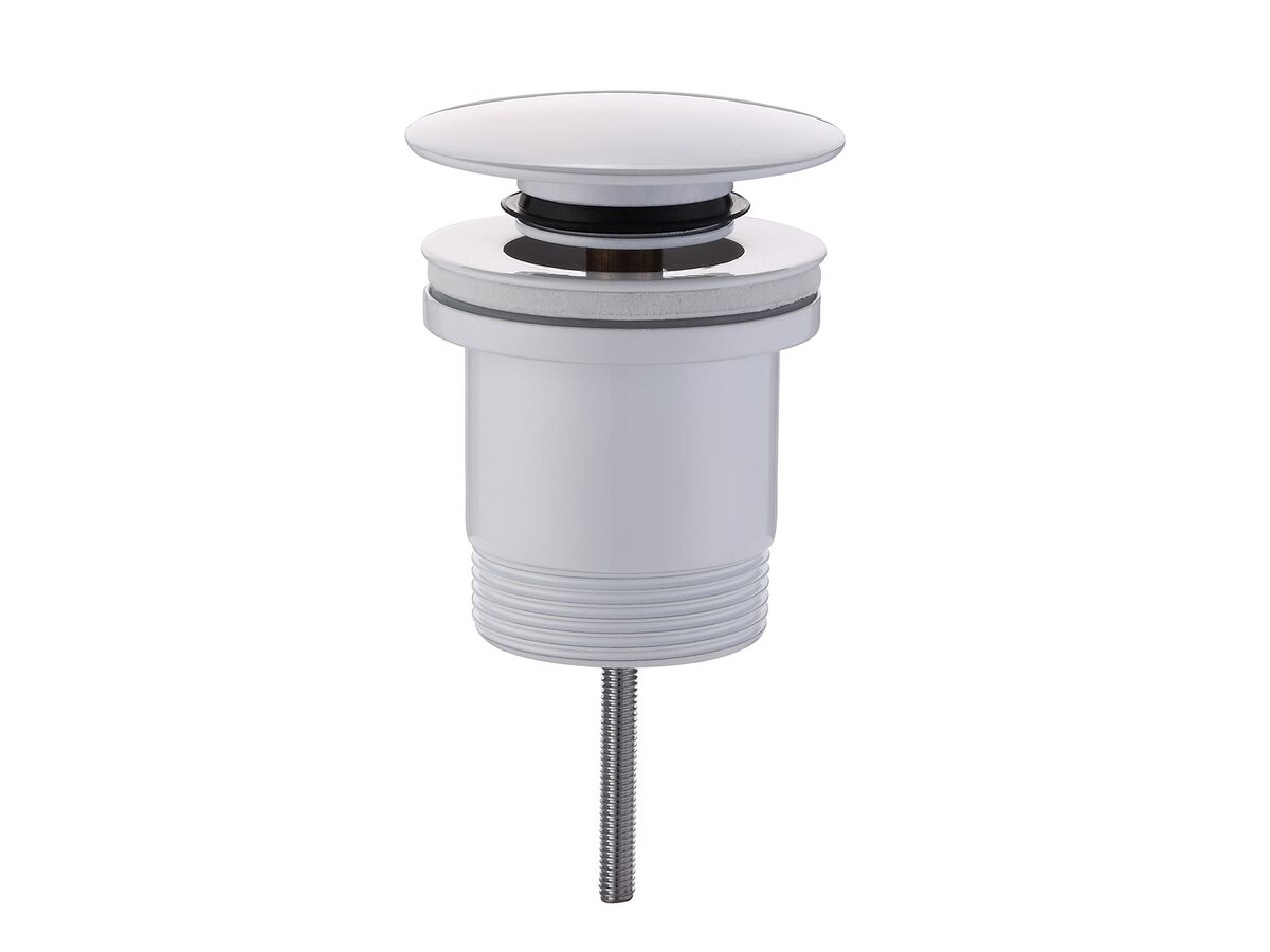 reece Mizu Drift Universal 40mm Dome Pop Up Plug & Waste Gloss White