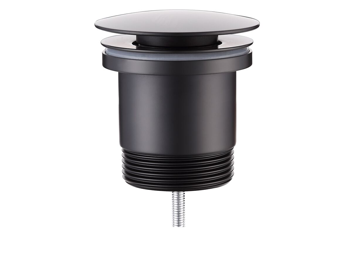 reece Mizu Drift Universal 40mm Dome Pop Up Plug & Waste Matte Black reece Mizu Drift Universal 40mm Dome Pop Up Plug & Waste Matte Black