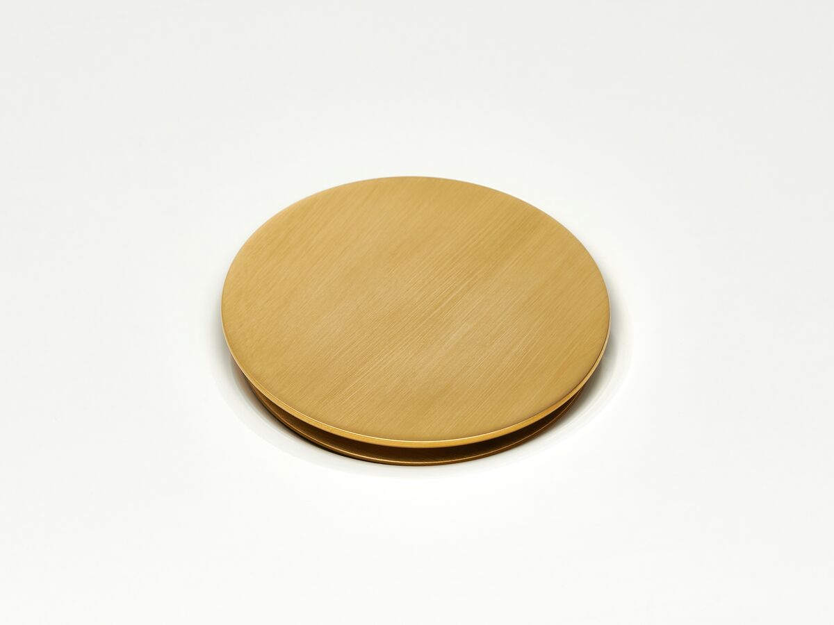 Reece Mizu Drift Universal 40mm Flat Pop Up Plug & Waste Brushed Gold