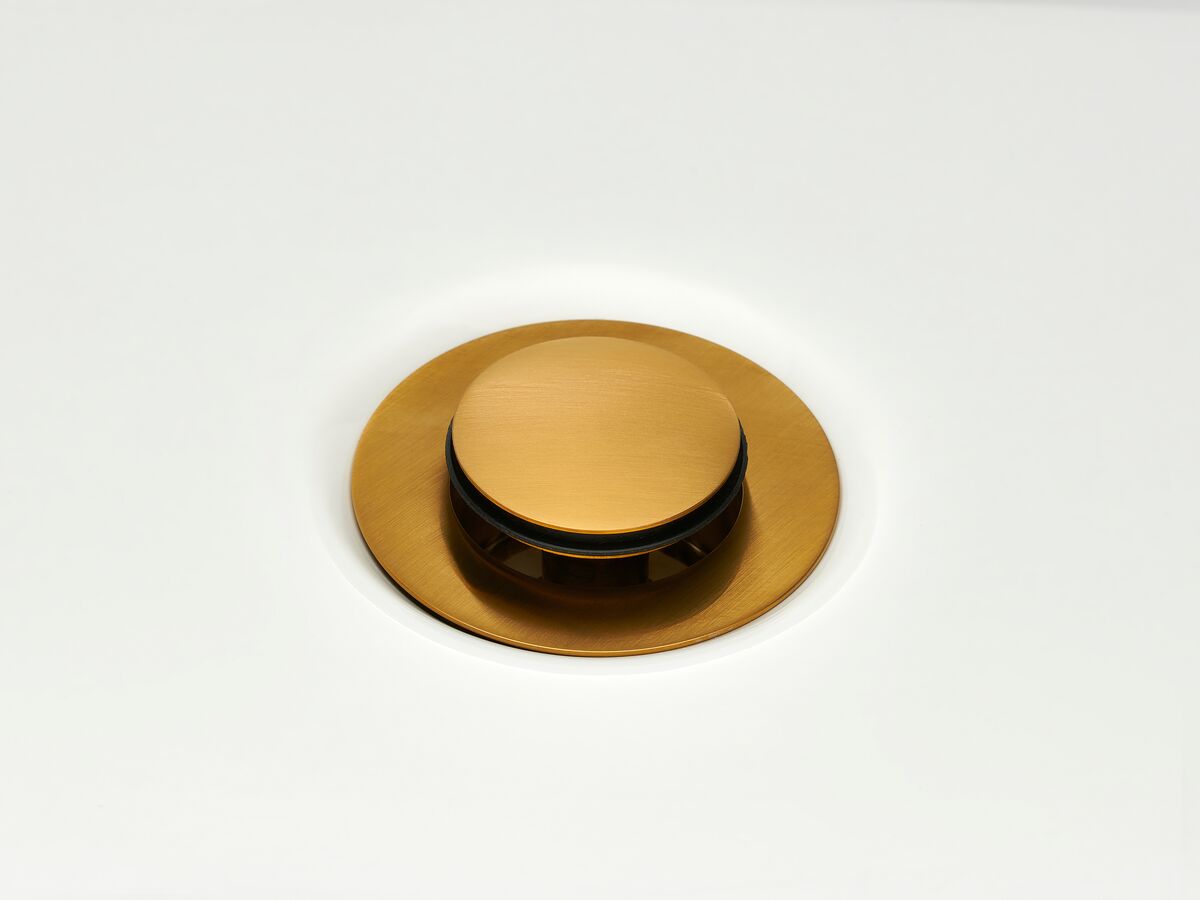Reece Mizu Drift Universal 40mm Pop Up Plug & Waste Brushed Gold