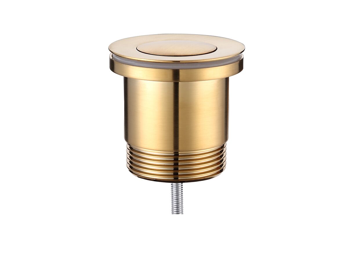 reece Mizu Drift Universal 40mm Pop Up Plug & Waste Brushed Gold reece Mizu Drift Universal 40mm Pop Up Plug & Waste Brushed Gold