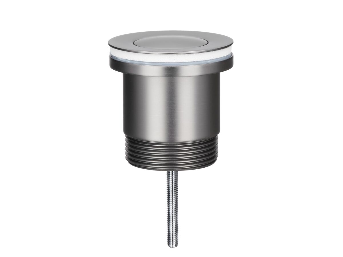Reece Mizu Drift Universal 40mm Pop Up Plug & Waste Brushed Gunmetal