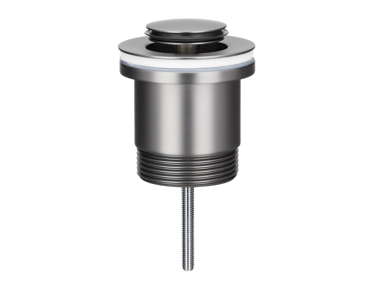 reece Mizu Drift Universal 40mm Pop Up Plug & Waste Brushed Gunmetal