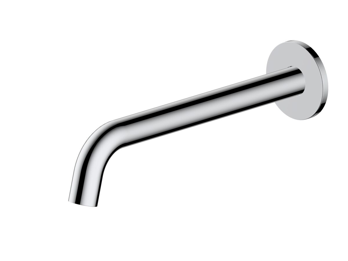 reece Mizu Drift Wall Basin/Bath Outlet Curve Spout 250mm Chrome (6 Star) Lead Free