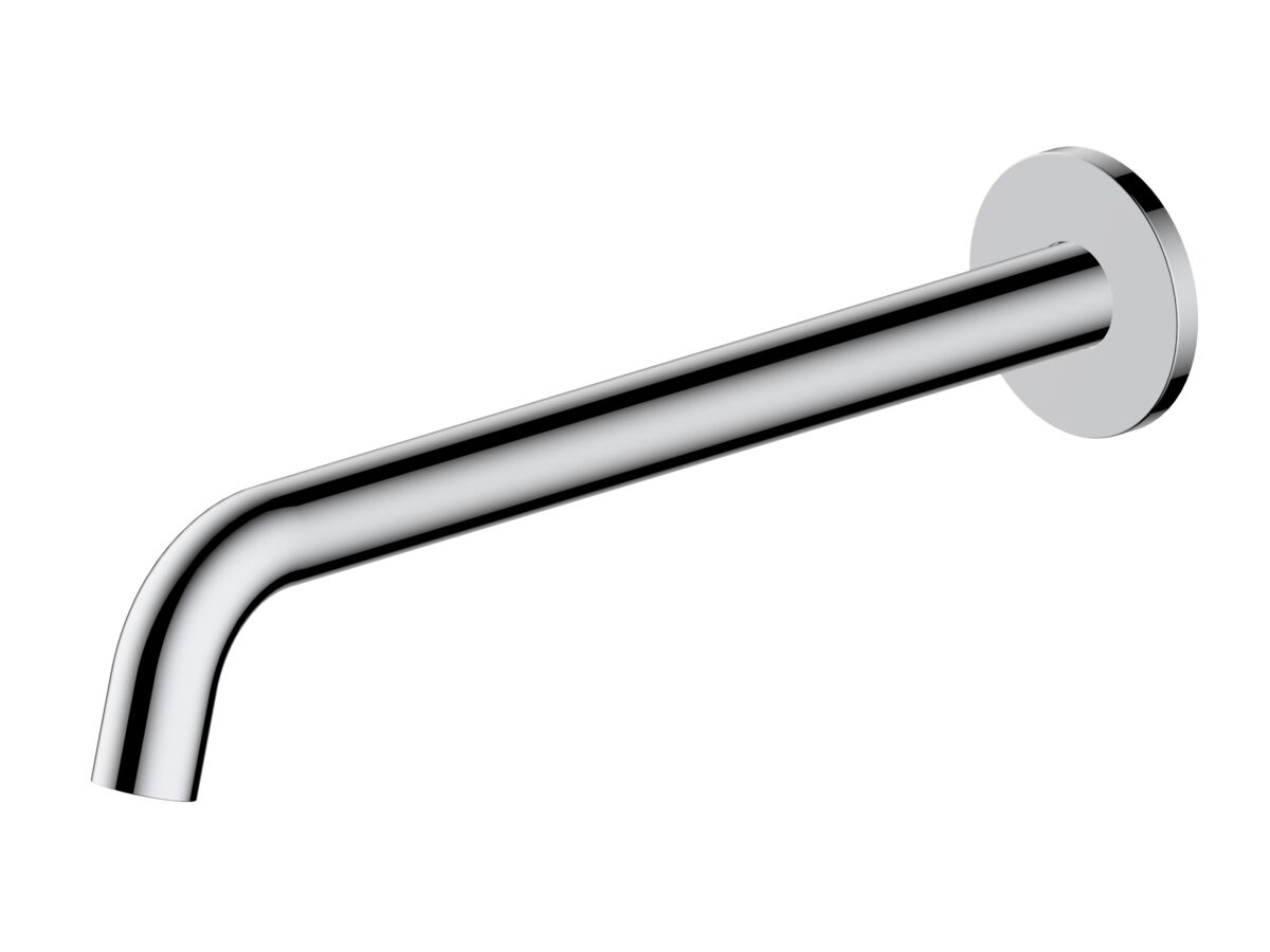 reece Mizu Drift Wall Basin/Bath Outlet Curve Spout 300mm Chrome (6 Star) Lead Free