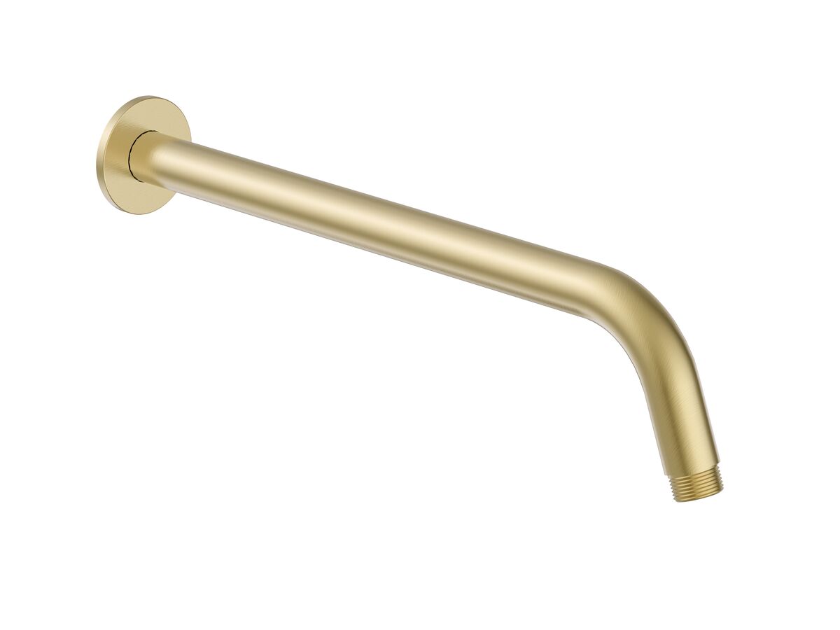 reece Mizu Drift Wall Straight Shower Arm Only Brushed Brass