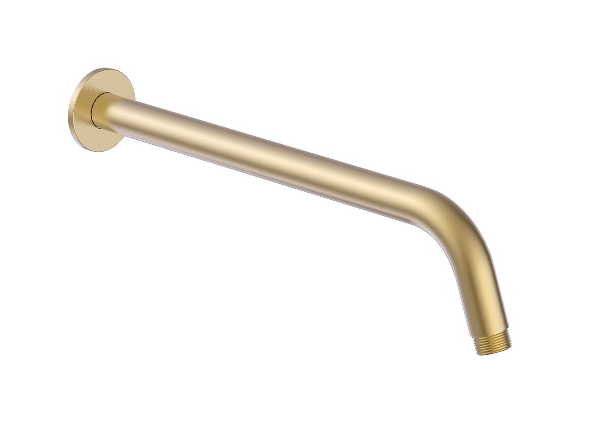 reece Mizu Drift Wall Straight Shower Arm Only Brushed Gold reece Mizu Drift Wall Straight Shower Arm Only Brushed Gold