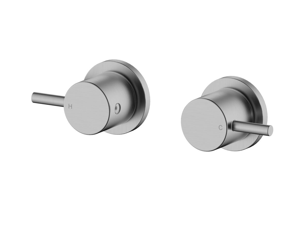 reece Mizu Drift Wall Top Assemblies Brushed Gunmetal Lead Free