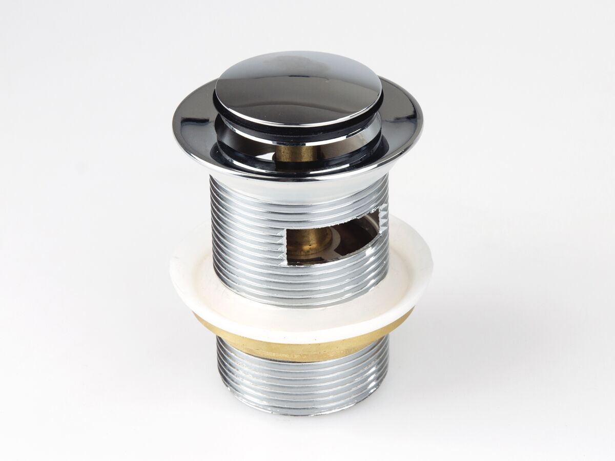 reece Mizu Plug & Waste 40mm Push/Plug with Overflow Chrome Plated
