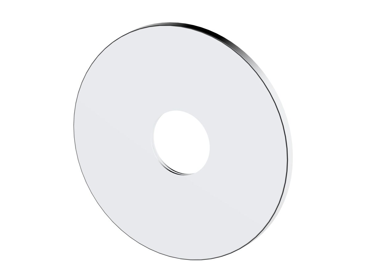 reece Mizu Shower Mixer Cover Plate Round 140mm Chrome