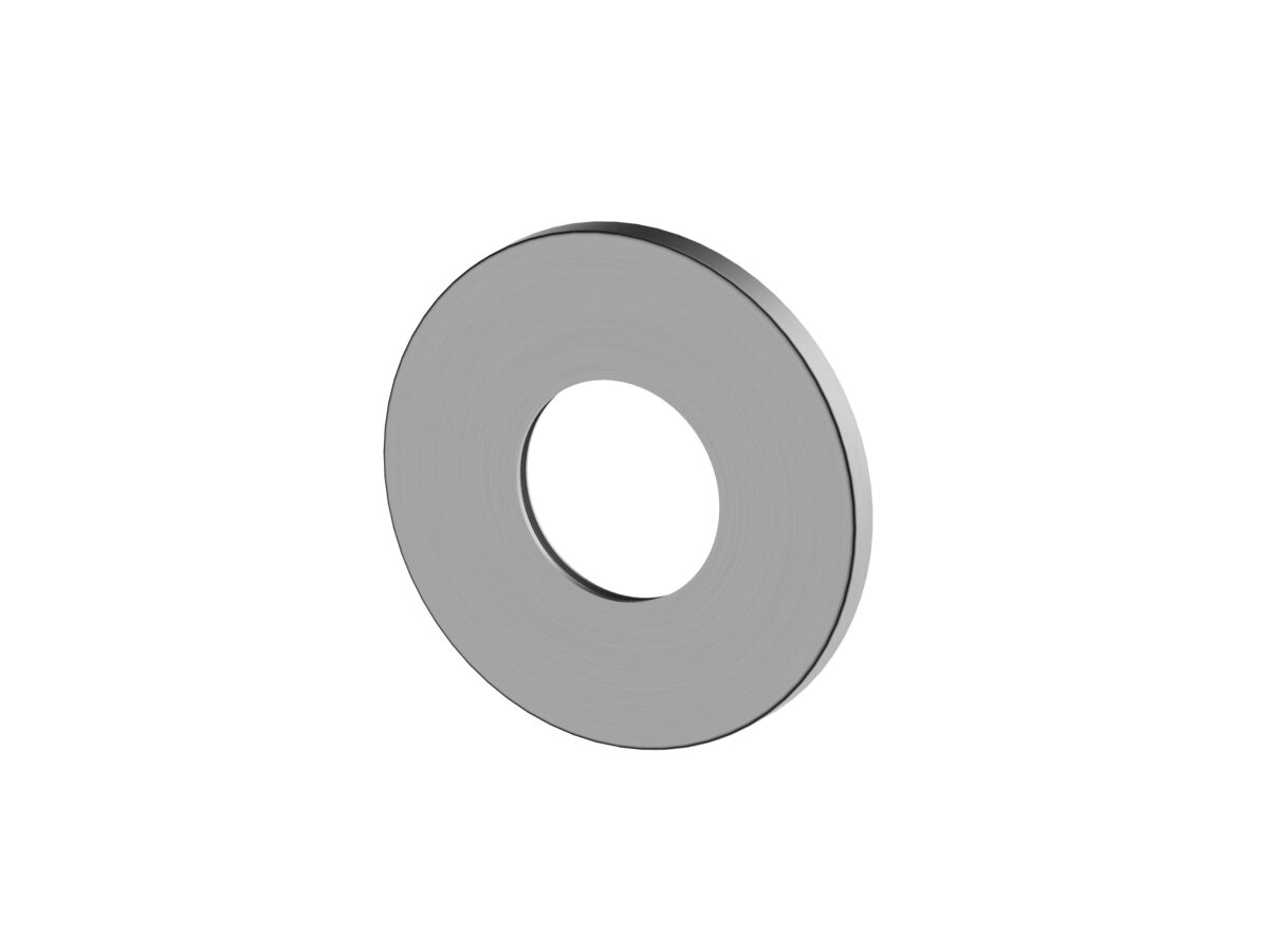 reece Mizu Shower Mixer Cover Plate Round 90mm Brushed Gunmetal
