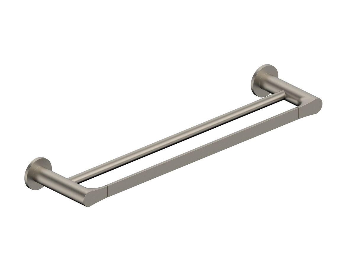 reece Mizu Silk Double Towel Rail 750mm Brushed Nickel
