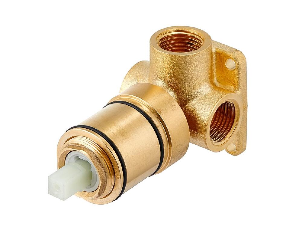 Reece Mizu Silk Shower Mixer Tap Kit Brushed Brass Lead Free