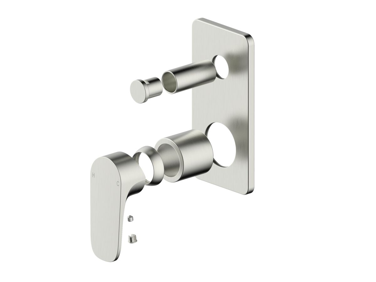 reece Mizu Silk Shower Mixer Tap with Diverter Trimset Brushed Nickel (New)