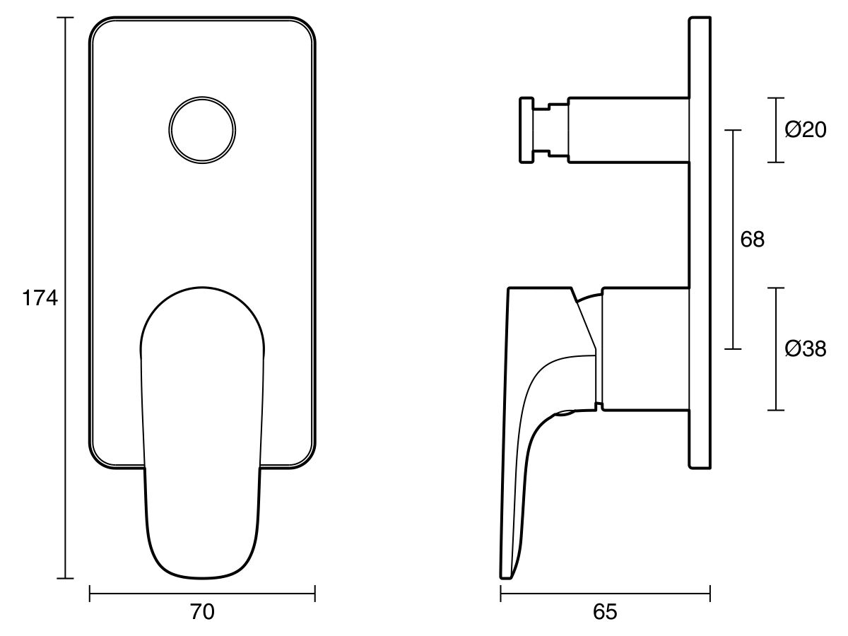 Reece Mizu Silk Shower Mixer With Diverter Tap Kit Brushed Nickel (New)