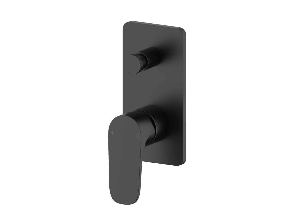 reece Mizu Silk Shower Mixer with Diverter Tap Kit Matte Black (New)