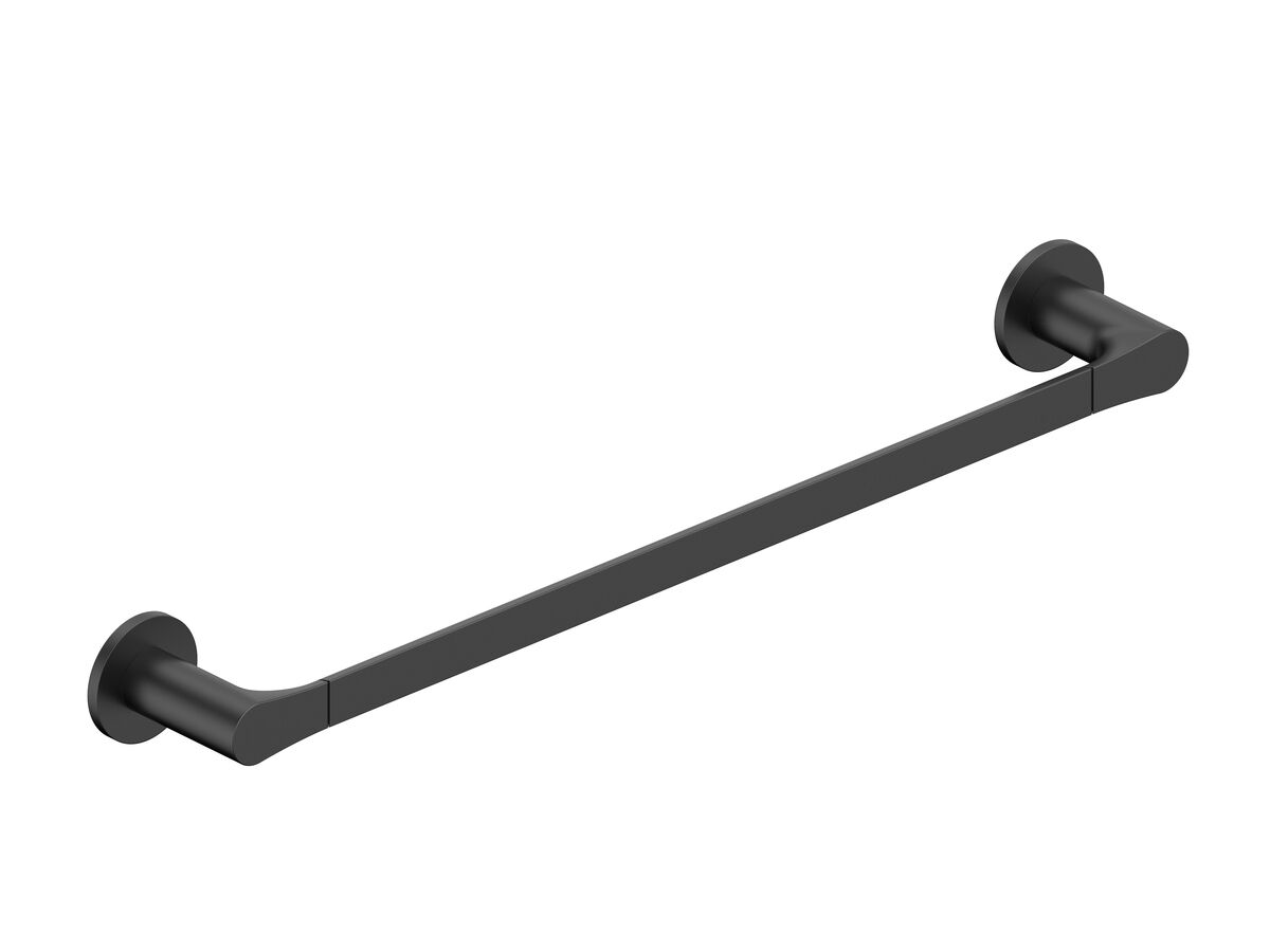 reece Mizu Silk Single Towel Rail 750mm Matte Black