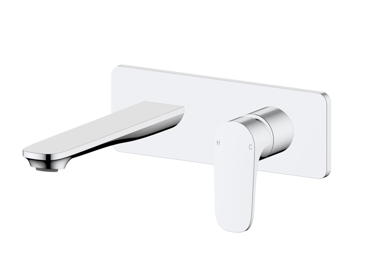 reece Mizu Silk Wall Basin/Bath Mixer Tap Set Kit 188mm Chrome (6 Star) Lead Free