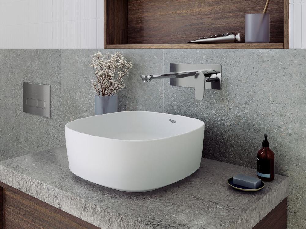 Reece Mizu Silk Wall Basin Mixer Trimset Chrome (5 Star)