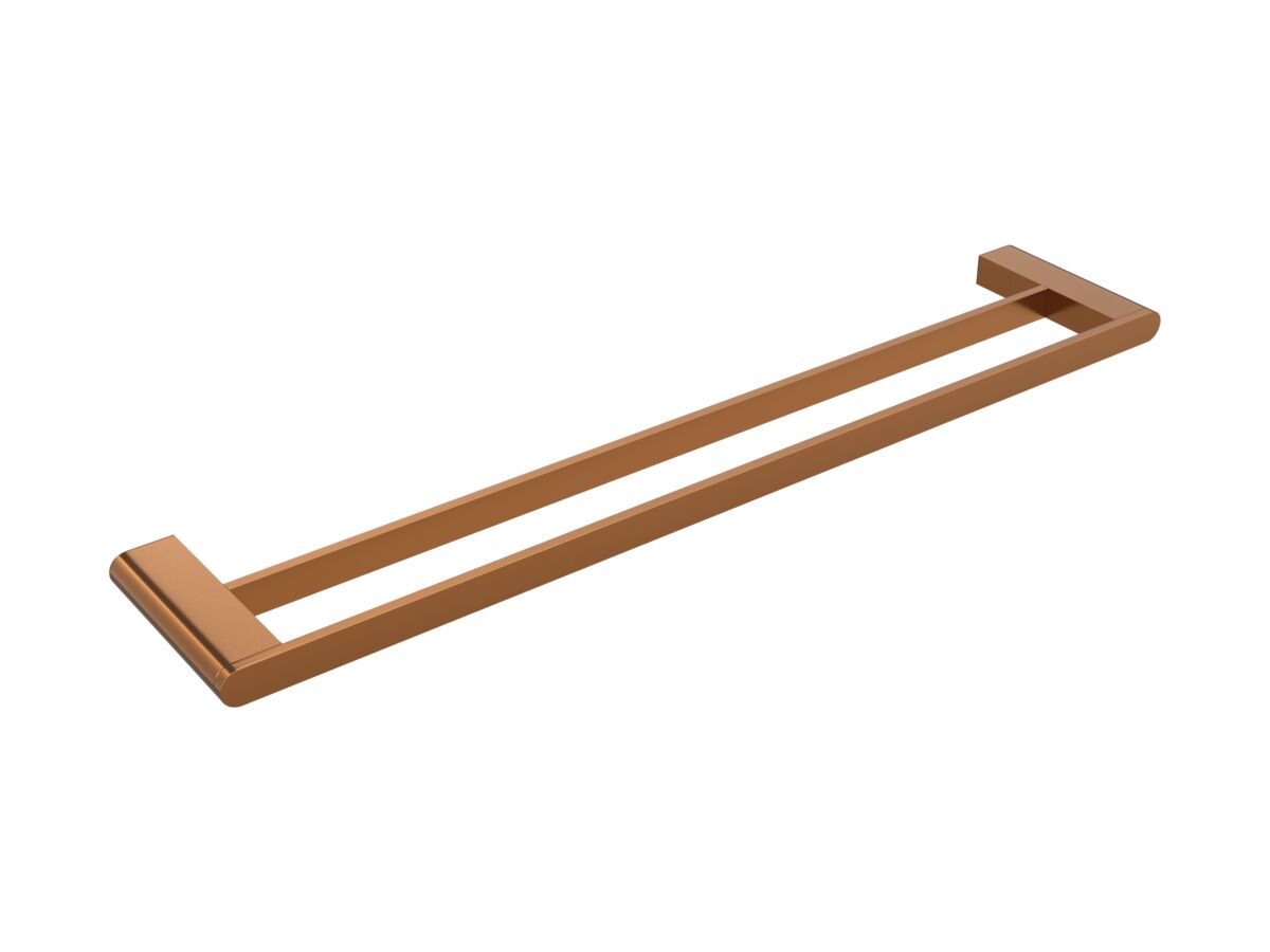 reece Mizu Soothe Double Towel Rail 600mm Brushed Bronze