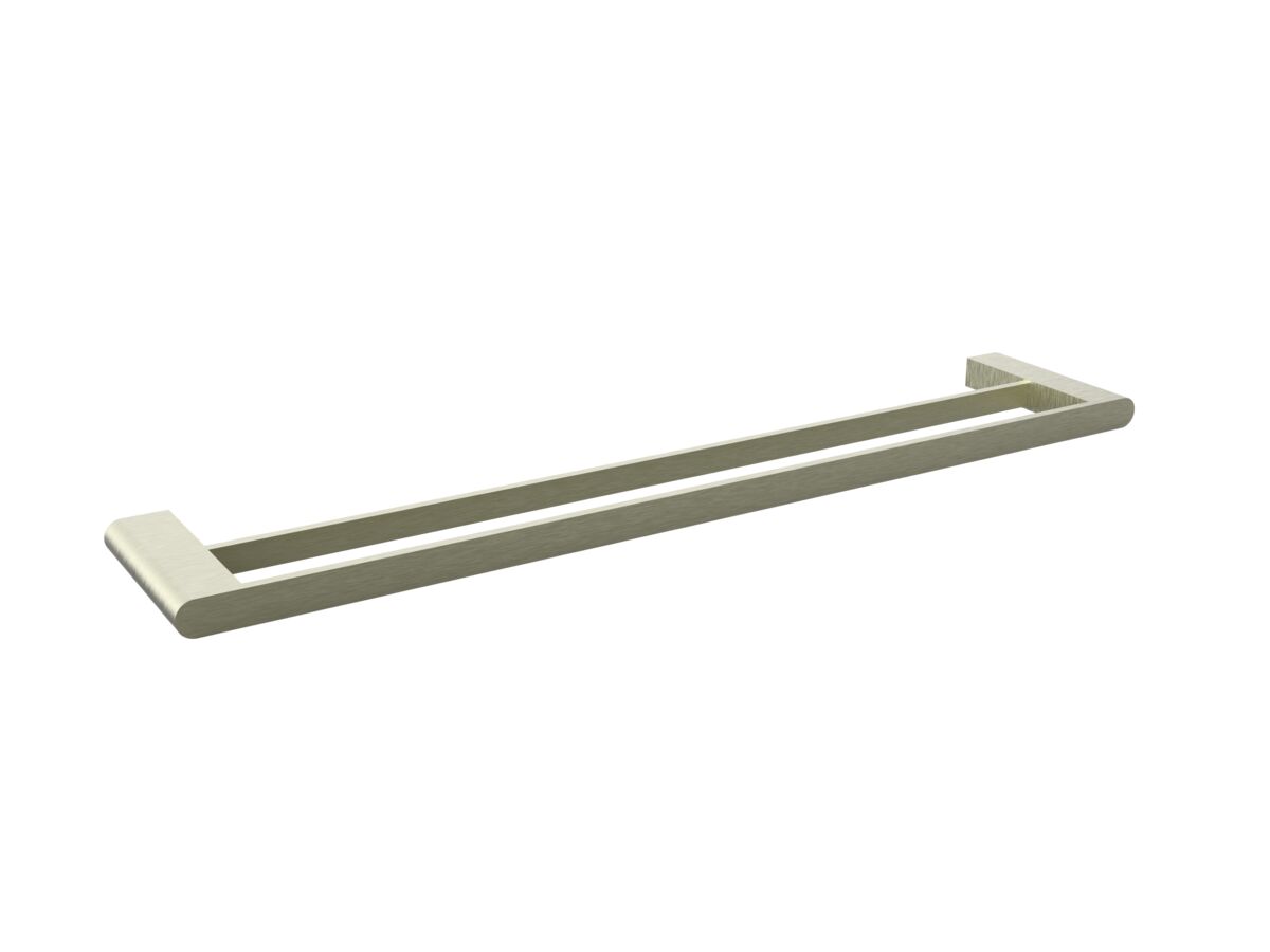 reece Mizu Soothe Double Towel Rail 600mm Brushed Nickel